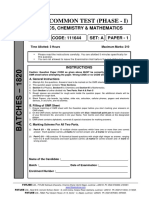 Jee Adv - Phase 1 Paper1