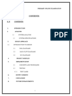 Online Exam Project Report