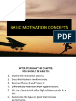 Basic Motivation Concepts