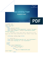 App Landing Page Source Code