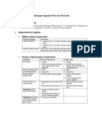 RSA Authentication Manager Upgrade Plan and Timeline