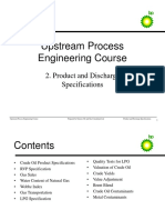 Upstream Process Engineering Course: 2. Product and Discharge Specifications