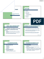 Drug Interactions Handout