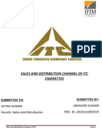 Sales and Distribution Channel of ITC SA PDF