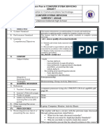 Daily Lesson Plan in Computer System Servicing Grade 9 Computer Systems Servicing Ghreven T. Angab