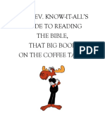 Guide To Reading The Bible