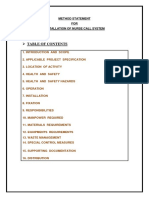 Rev - 09 - Ms - Installation of Nurse Call System