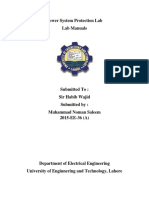 Power System Protection Lab