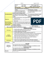 Learning Outlines:: Choose An Item