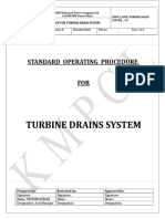 Turbine Drains SOP