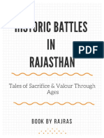 Historic Battles in Rajasthan