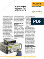 Understanding Specifications For Precision Multimeters: Application Note