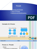 Threads: Processes and Threads Types of Threads Multicore and Multithreading