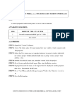 Ex: No: Date:: To Write A Program To Initialize The Port in GENERIC Microcontroller