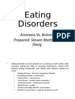 Anorexia Vs Bulimia