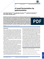 Improvement of Mead Fermentation by Honey-Must Supplementation