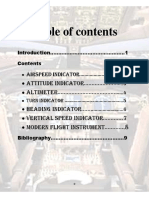 Attitude Indicator Altimeter . . Heading Indicator . Vertical Speed Indicator .7 Modern Flight Instrument .8