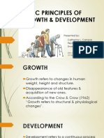 Basic Principles of Growth Development