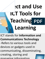 FILIPINO TTL1 Grp3 Select and Use ICT Tools For Teaching and Learning