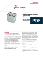 Test and Diagnosis System: VLF Sinus 45 KV