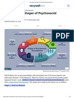 Erik Erikson's Stages of Psychosocial Development