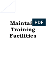 Maintain Training Facilities