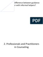 What Is The Difference Between Guidance Counselor With Informal Helpers?