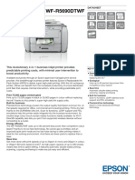 Workforce Pro WF r5690dtwf Datasheet PDF