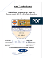 Working Capital Management & Comparative Financial Analysis of Indian Oil With Its Major Competitors