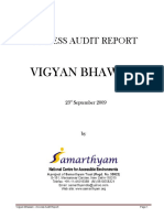 Vigyan - Bhawan Audit For Physically Abled Report