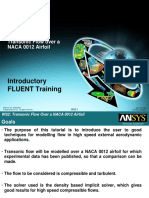 Introductory FLUENT Training: Workshop 2 Transonic Flow Over A NACA 0012 Airfoil