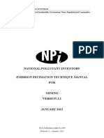 National Pollutant Inventory Emission Estimation Technique Manual FOR