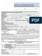 Atal Pension Yojana (Apy) - Subscriber Registration Form