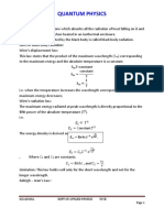 Unit 3 Quantum Physics PDF