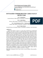 Iot Based Underground Cable Fault Detector: Mr. N. Sampathraja