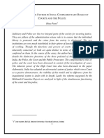 Criminal Justice System in India Complimentary Roles of Courts and The Police PDF