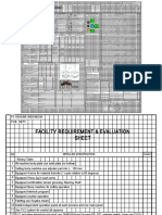 Facility Requirement & Evaluation Sheet: Evaluated by