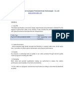 GYTC8S Fiber Optic Cable Specification - GL