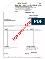 Specimen Copy: Pharmaceuticals Export Promotion Council of India