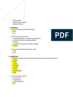 Questionnaire For Organ Donation1