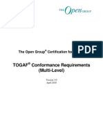 TOGAF9 Conformance Requirements