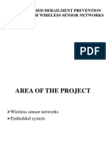 Embedded Based Derailment Prevention System Throuh Wireless Sensor Networks