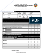 Survey Questionnaire Format 2019