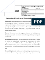 Submission of Histopathology Samples