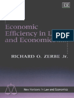 Zerbe, Richard - Economic Efficiency in Law and Economics PDF