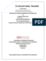 Automati Csolarpaneltracker: Bachelorofsci Ence (I Nformati Ontechnology)