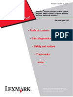 Manual Service Lexmark x656