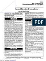 Start-Up and Service Instructions: 19Xrv With Pic Iii Controls Rockwell Powerflex 755 VFD Option