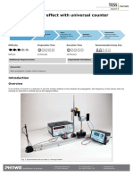 Acoustic Doppler Effect With Universal Counter: (Item No.: P2150405)