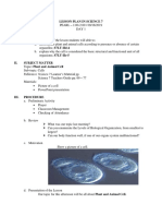 Lesson Plan in Science 7 Plant and Animal Cell d1